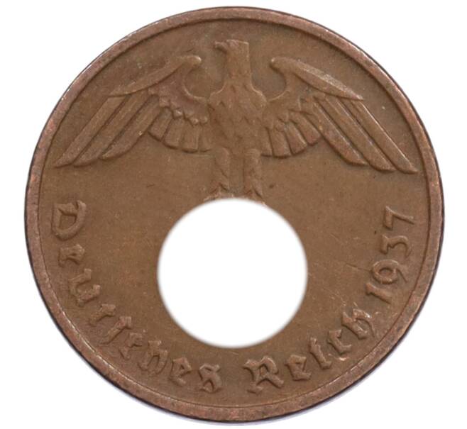 Монета 2 рейхспфеннига 1937 года D Германия (Артикул: K10-1643) — Фото №1