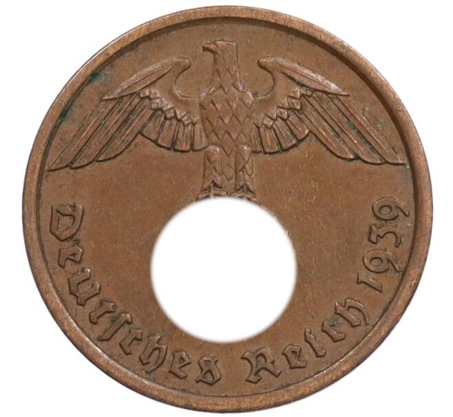 Монета 2 рейхспфеннига 1939 года A Германия (Артикул: K10-1644) — Фото №1