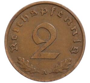 2 рейхспфеннига 1937 года A Германия — Фото №2