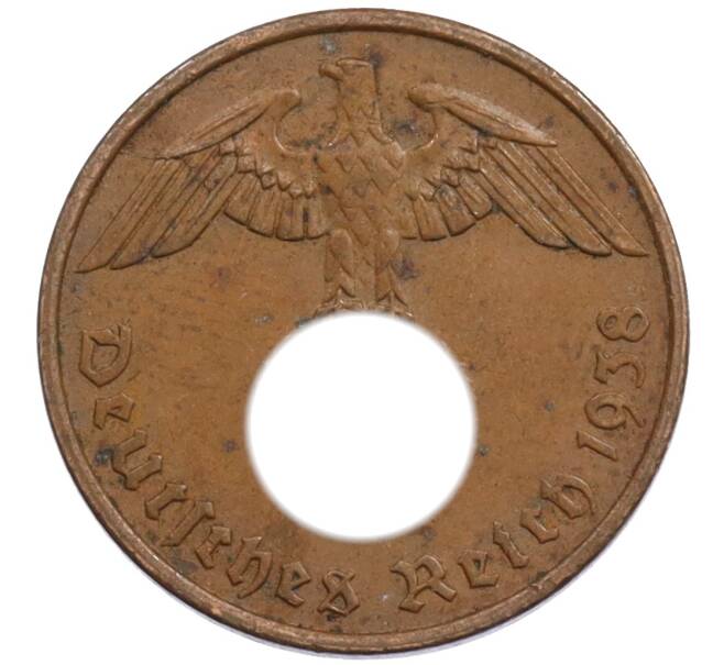 Монета 2 рейхспфеннига 1938 года G Германия (Артикул: K10-1656) — Фото №1