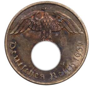 2 рейхспфеннига 1937 года A Германия — Фото №1