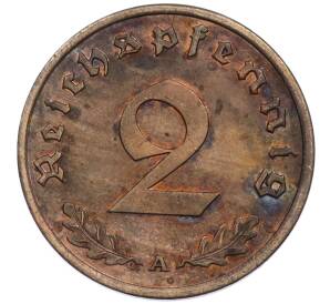 2 рейхспфеннига 1937 года A Германия — Фото №2
