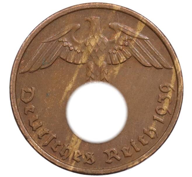 Монета 2 рейхспфеннига 1939 года G Германия (Артикул: K10-1675) — Фото №1