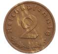 Монета 2 рейхспфеннига 1939 года G Германия (Артикул: K10-1675) — Фото №2