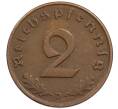 Монета 2 рейхспфеннига 1937 года D Германия (Артикул: K10-1676) — Фото №2