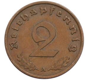 2 рейхспфеннига 1940 года A Германия — Фото №2