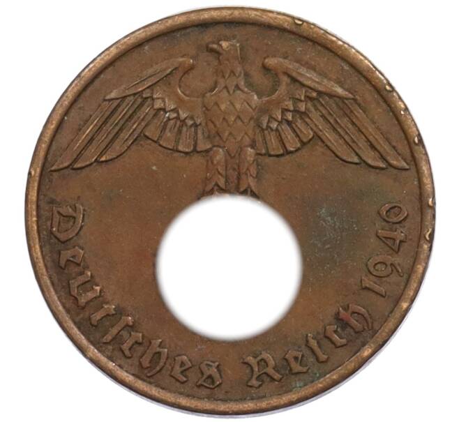 Монета 2 рейхспфеннига 1940 года A Германия (Артикул: K10-1683) — Фото №1