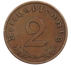 2 рейхспфеннига 1940 года A Германия — Фото №2
