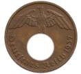 Монета 2 рейхспфеннига 1937 года D Германия (Артикул: K10-1687) — Фото №1