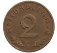 Монета 2 рейхспфеннига 1937 года D Германия (Артикул: K10-1687) — Фото №2
