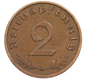 2 рейхспфеннига 1938 года A Германия — Фото №2