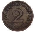 Монета 2 рейхспфеннига 1936 года A Германия (Артикул: K10-1700) — Фото №2