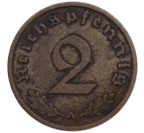 2 рейхспфеннига 1936 года A Германия — Фото №2