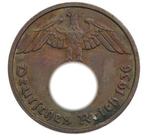 2 рейхспфеннига 1936 года D Германия — Фото №1