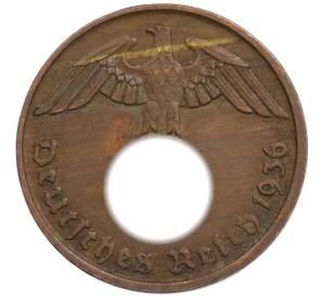 2 рейхспфеннига 1936 года D Германия — Фото №1