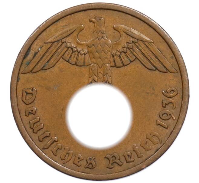 Монета 2 рейхспфеннига 1936 года A Германия (Артикул: K10-1707) — Фото №1