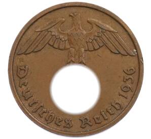 2 рейхспфеннига 1936 года D Германия — Фото №1