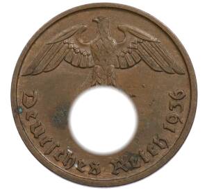 2 рейхспфеннига 1936 года D Германия — Фото №1