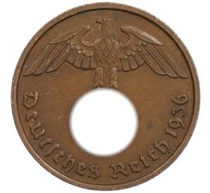 2 рейхспфеннига 1936 года D Германия — Фото №1