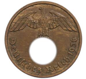 2 рейхспфеннига 1936 года D Германия — Фото №1