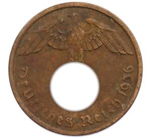 2 рейхспфеннига 1936 года A Германия — Фото №1