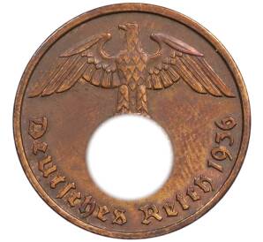 2 рейхспфеннига 1936 года D Германия — Фото №1