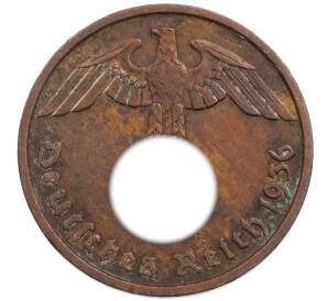 2 рейхспфеннига 1936 года D Германия — Фото №1