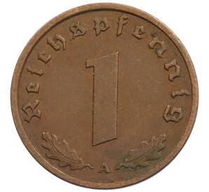 1 рейхспфенниг 1938 года A Германия — Фото №2