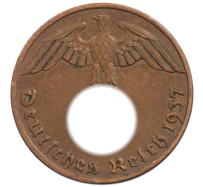 Монета 1 рейхспфенниг 1937 года A Германия (Артикул: K10-1742) — Фото №1