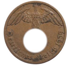 1 рейхспфенниг 1939 года A Германия — Фото №1