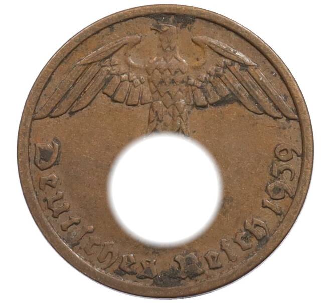 Монета 1 рейхспфенниг 1939 года A Германия (Артикул: K10-1745) — Фото №1