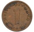 Монета 1 рейхспфенниг 1939 года A Германия (Артикул: K10-1745) — Фото №2