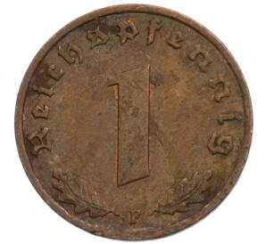 1 рейхспфенниг 1938 года F Германия — Фото №2