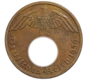 1 рейхспфенниг 1939 года A Германия — Фото №1