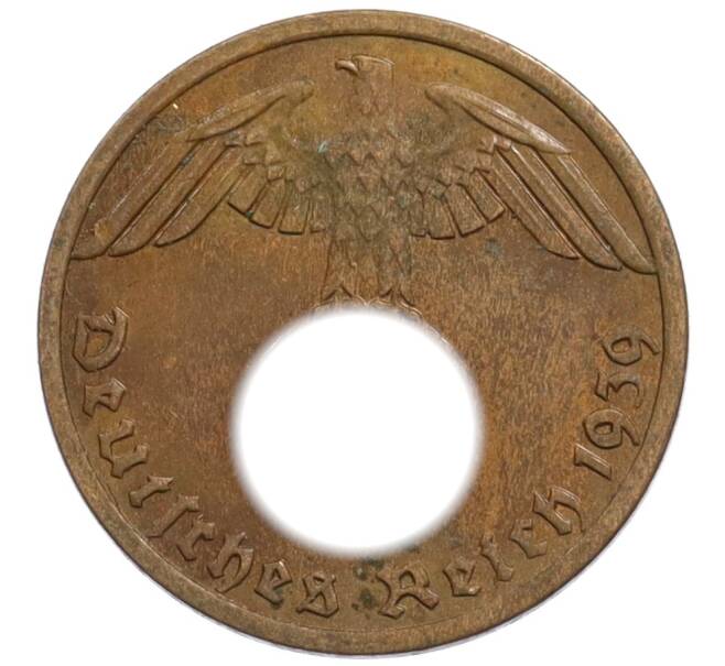 Монета 1 рейхспфенниг 1939 года A Германия (Артикул: K10-1752) — Фото №1