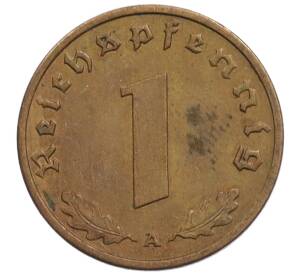 1 рейхспфенниг 1939 года A Германия — Фото №2