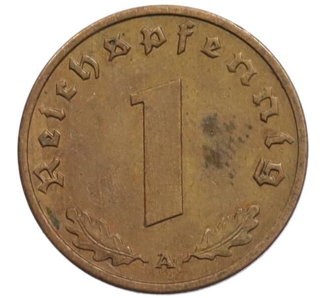 Монета 1 рейхспфенниг 1939 года A Германия (Артикул: K10-1752) — Фото №2
