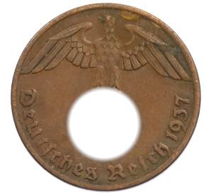 1 рейхспфенниг 1937 года A Германия — Фото №1