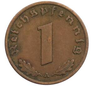 1 рейхспфенниг 1937 года A Германия — Фото №2