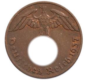 1 рейхспфенниг 1937 года A Германия — Фото №1