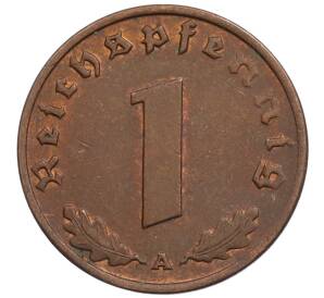 1 рейхспфенниг 1937 года A Германия — Фото №2