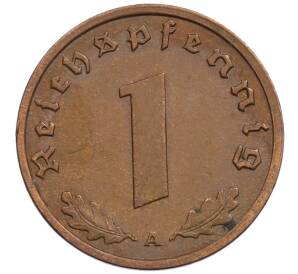 1 рейхспфенниг 1938 года A Германия — Фото №2