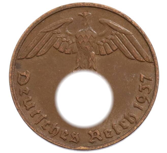 Монета 1 рейхспфенниг 1937 года D Германия (Артикул: K10-1761) — Фото №1