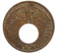 Монета 1 рейхспфенниг 1937 года F Германия (Артикул: K10-1762) — Фото №1