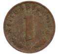 Монета 1 рейхспфенниг 1937 года F Германия (Артикул: K10-1762) — Фото №2
