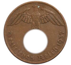 1 рейхспфенниг 1937 года A Германия — Фото №1