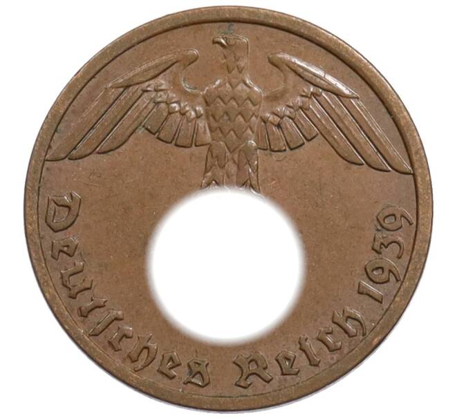 Монета 1 рейхспфенниг 1939 года A Германия (Артикул: K10-1765) — Фото №1
