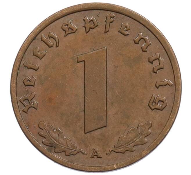 Монета 1 рейхспфенниг 1939 года A Германия (Артикул: K10-1765) — Фото №2