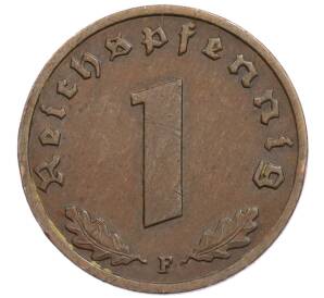 1 рейхспфенниг 1939 года F Германия — Фото №2