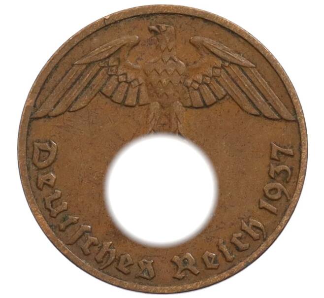 Монета 1 рейхспфенниг 1937 года A Германия (Артикул: K10-1768) — Фото №1